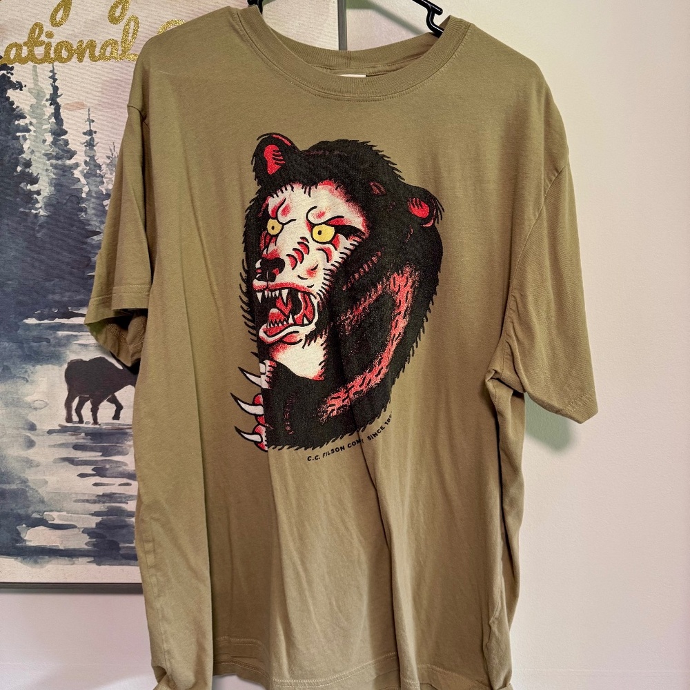 Filson Bear Claw Short sleeve t-shirt Lightweight cotton